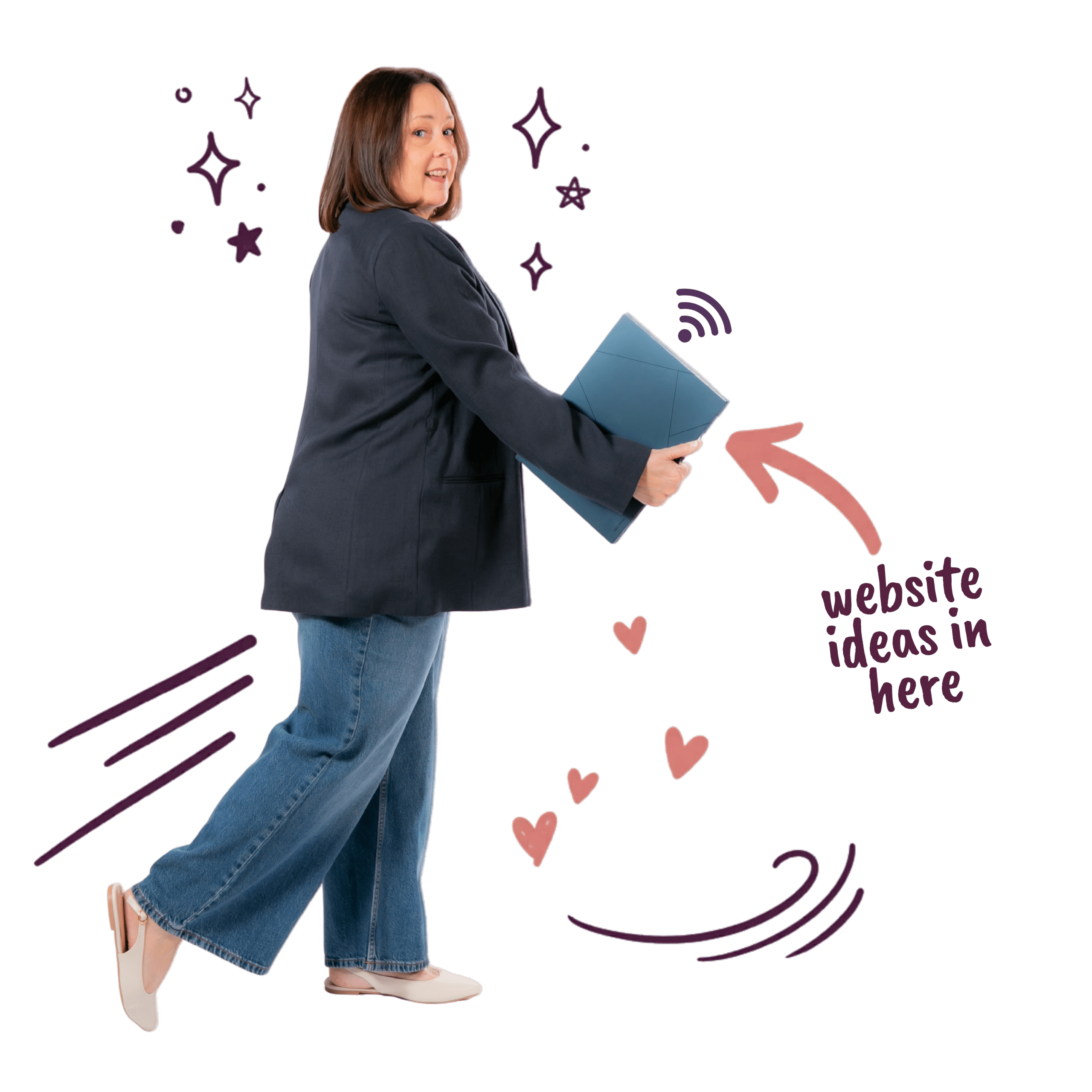Sharon Talbot, freelance web designer and digital marketer for holistic wellness businesses, ready to bring your website ideas to life