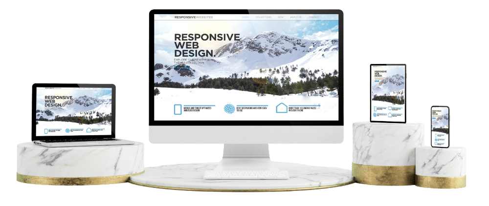 web-studio-hero Responsive website design across a selection of devices